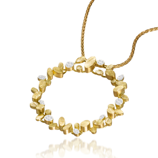 BE pendant with necklace