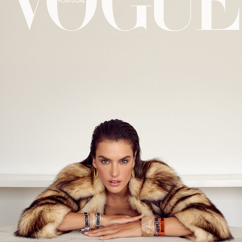 Alessandra Ambrosio usa joias Luísa Rosas na Vogue