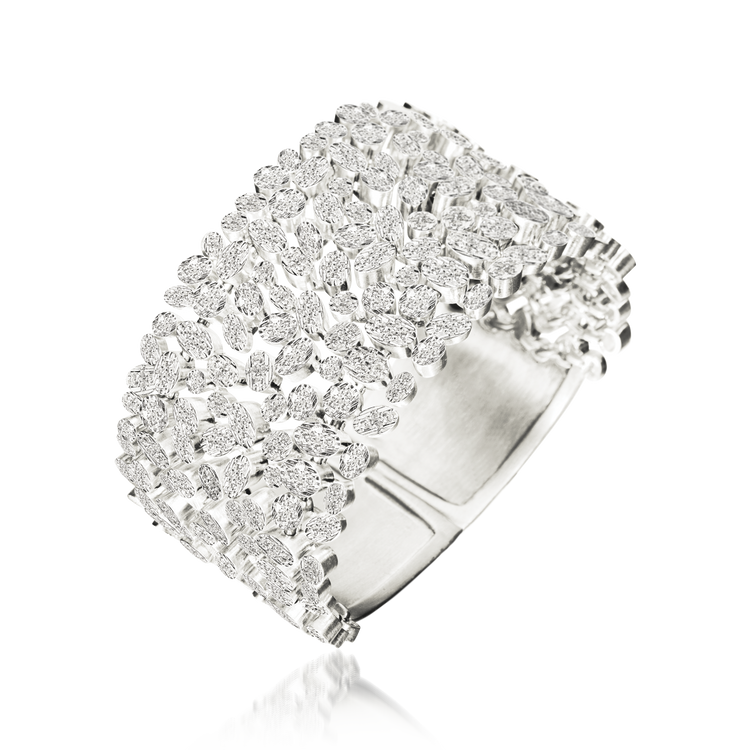 BE Bracelet | 18k white gold and diamonds | Luísa Rosas 